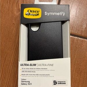 OtterBox Symmetry Series Black Case for Samsung Galaxy S23
